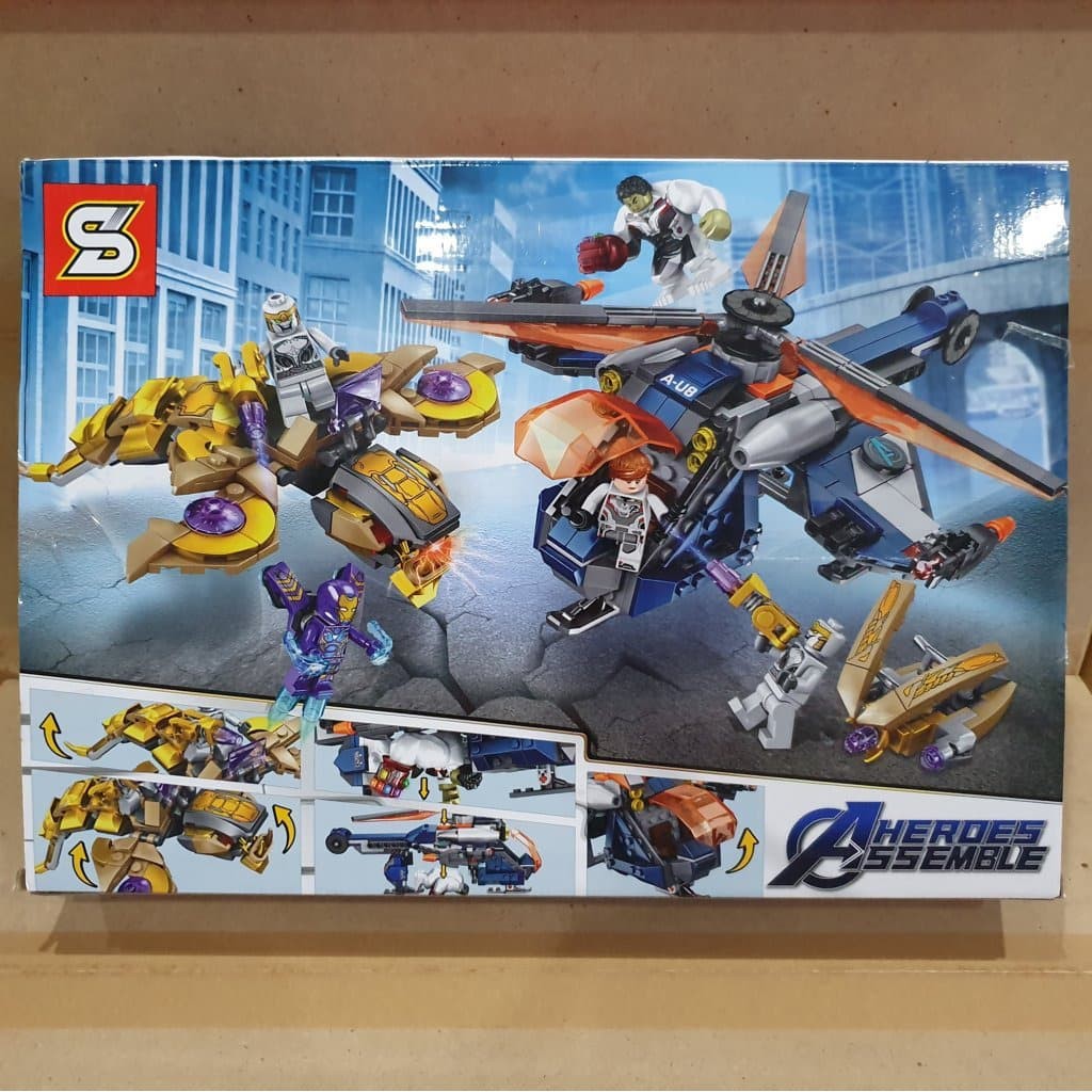 gratis SY1405 Avengers And Game SY 1405 helikopter lego compatible