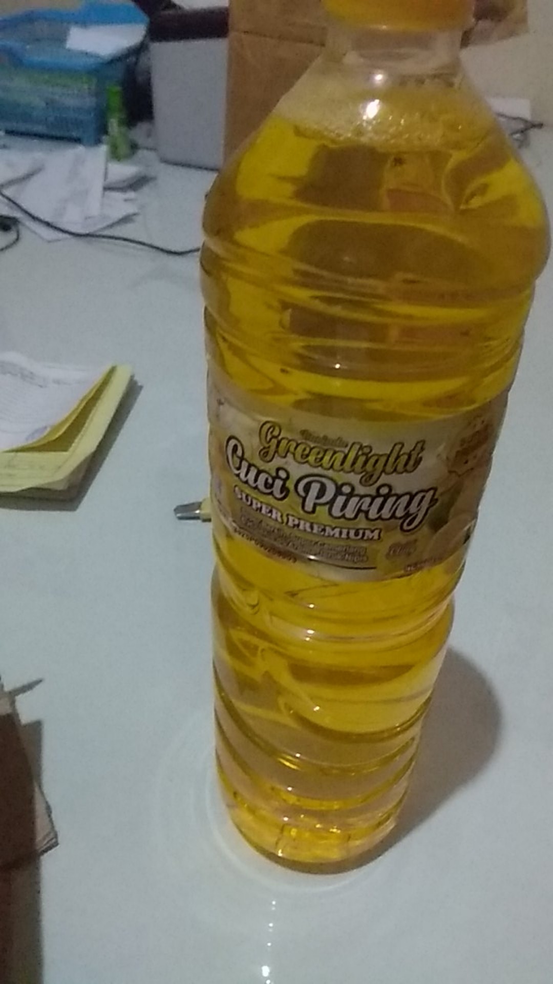 Sabun Cuci Piring Greenlight 1500ml Super Premium Kental Aroma Jeruknipis 1,5liter