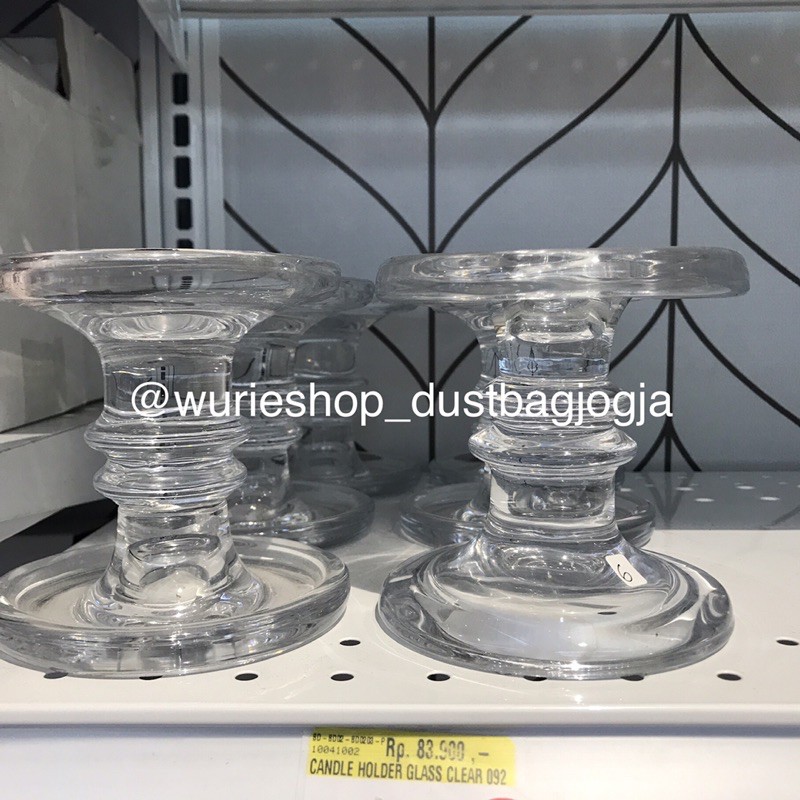 Candle Holder Glass Tempat Lilin Ace Hardware Untuk Bath and Body Work BBW 3 Wicks