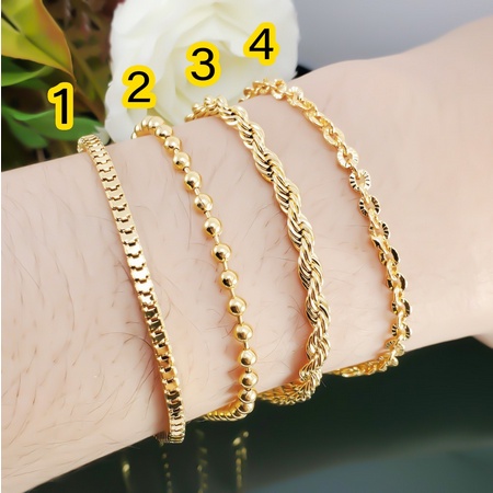 Gelang Xuping Gelang Tangan Wanita Gelang Xuping Gold