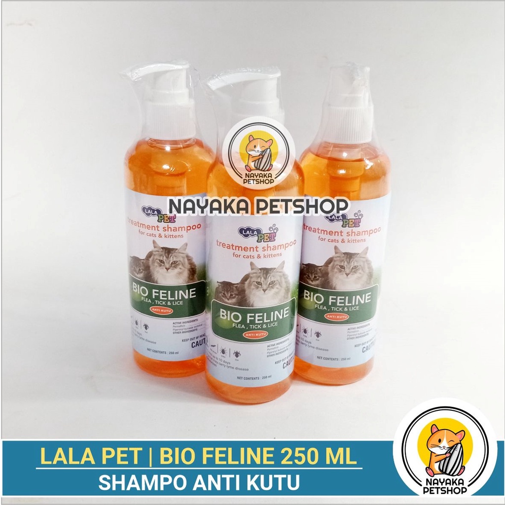 Bio Feline Cat 250 ml Shampo Kutu Kucing Shampoo Anti Tick Flea Sampo Lala Pet