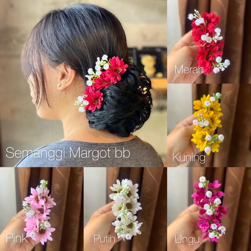 semanggi margot baby breath / Hiasan Karet Ulir / Hiasan Sirkam Polosan / Hiasan Sirkam Ulir