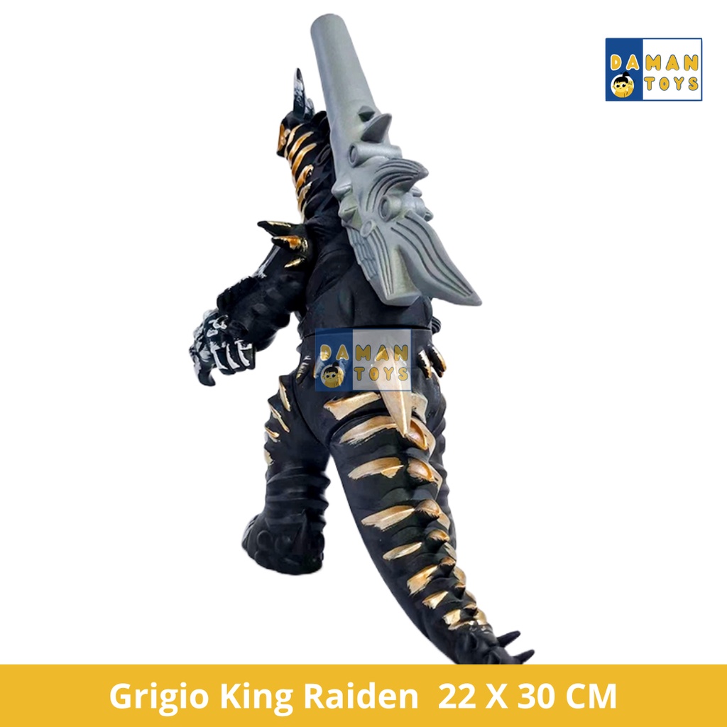 Bombing Tunder Monster Grigio Raiden Monster Ultraman Z, Ultra Monster Kaiju Koleksi Murah