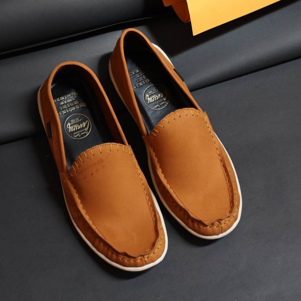 NEW ARRIVAL Sepatu Kasual Casual Slip On Pria Kulit Asli Original CVNY Santai Main Gaya Kondangan