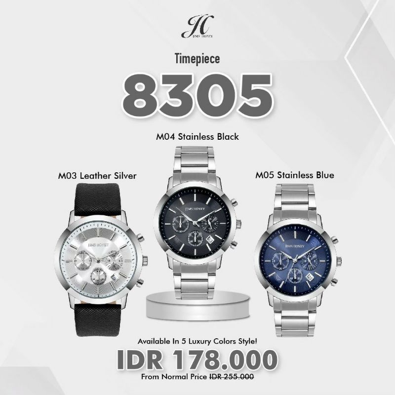 JIMS HONEY JT8305 /JAM TANGAN PRIA