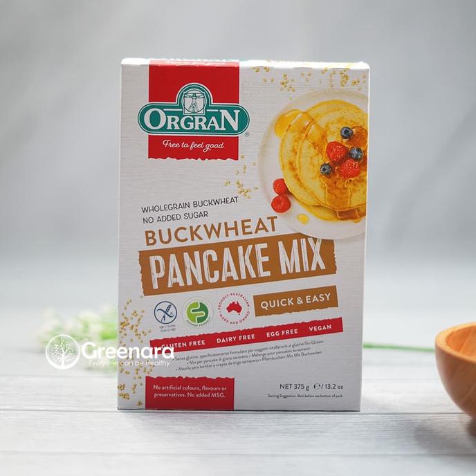 

ORGRAN BUCKWHEAT PANCAKE MIX GLUTEN FREE 375GR