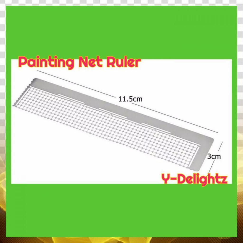 

DIY DIAMOND PAINTING TOOLS - DIAMOND NET RULER FOR ROUND BEADS