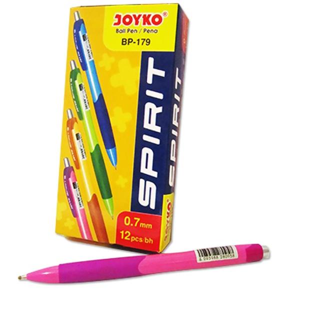 

♥ Pulpen Joyko Spirit BP-179 HITAM ( Perlusin ) ❂