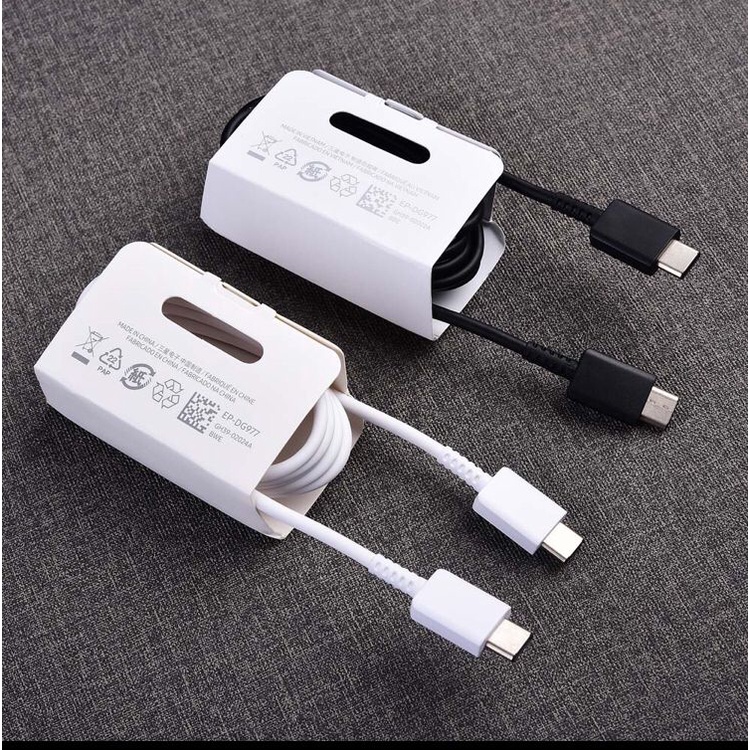 Charger Samsung 25W / 45W Type C PD Super Fast Charging S21 S20 S20+ Note 10 Plus A71 A52 A72 M32
