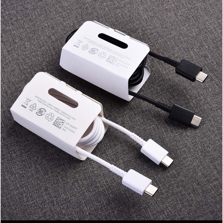 Charger Samsung 25W / 45W  Type C PD Super Fast Charging S21 S20 S20+ Note 10 Plus A71 A52 A72 M32