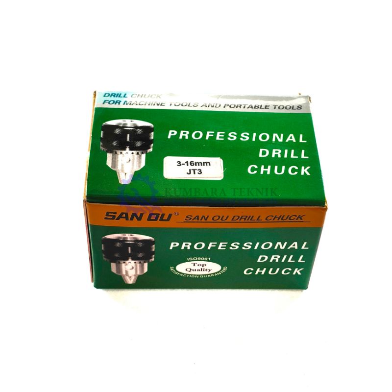 SAN OU KEPALA BOR DUDUK 16mm CHUCK DRILL | DRILL CHUCK 3 - 16mm JT3