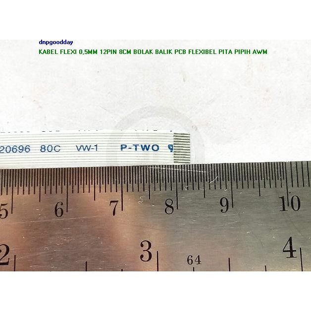 

Kabel Flexi 0,5Mm 12Pin 8Cm Bolak Balik Pcb Flexibel Pita Pipih Awm Dnpgood11 Kualitas Baik