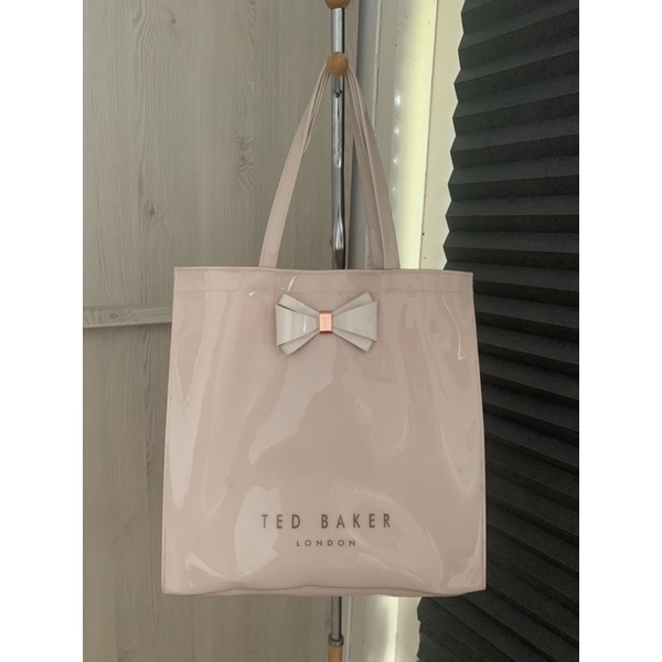 Preloved Authentic Ted Baker Big Bow Pink Tote Bag / Preloved Tote Bag Ted Baker Original / Original