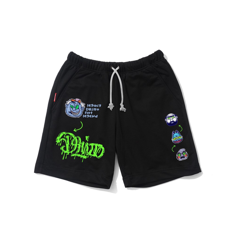 Dritto Short Pants - Celana Boxer (Legacy) - Hitam