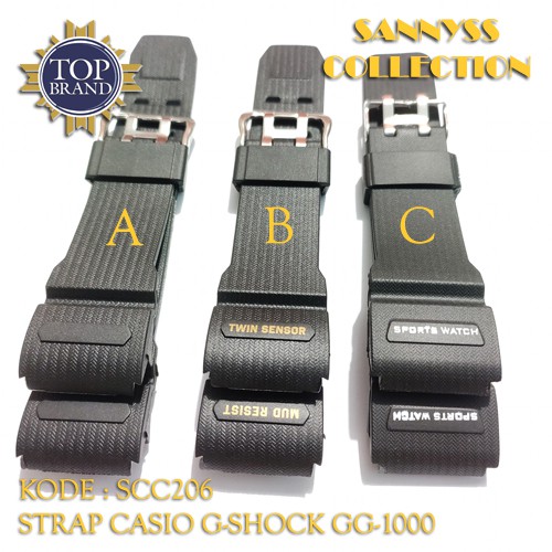STRAP TALI JAM CASIO GSHOCK GG-1000 - GG 1000 - GG1000 HITAM