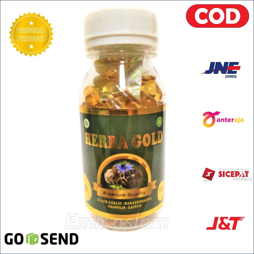Kapsul Herba Gold isi 100 Kapsul