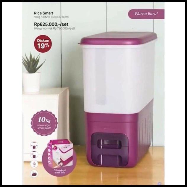 Tupperware Rice Smart Tempat Beras 10Kg Promo