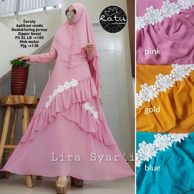 LIRA GAMIS SYARI MEWAH MURAH SOLO
