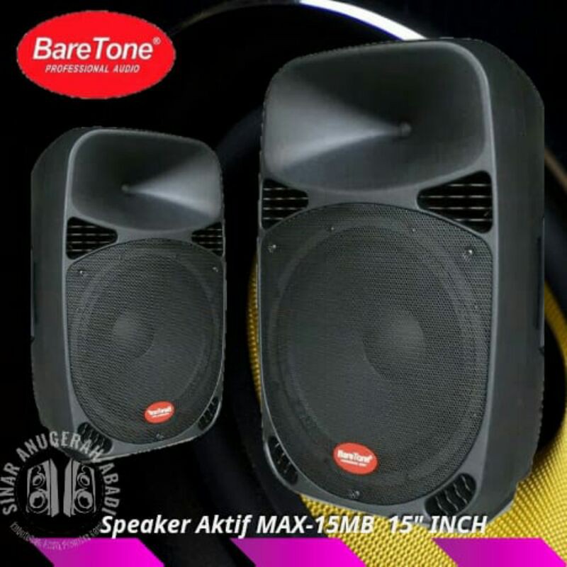 SPEAKER  AKTIF BARETONE MAX-15MB/15"inch