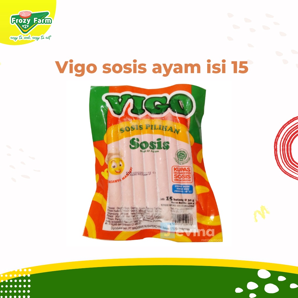 

Vigo Sosis Ayam isi 15 pcs