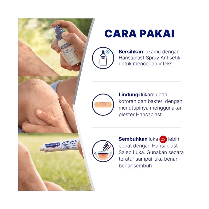 Hansaplast Wound Spray Antiseptik Tanpa Rasa Sakit Antiseptic