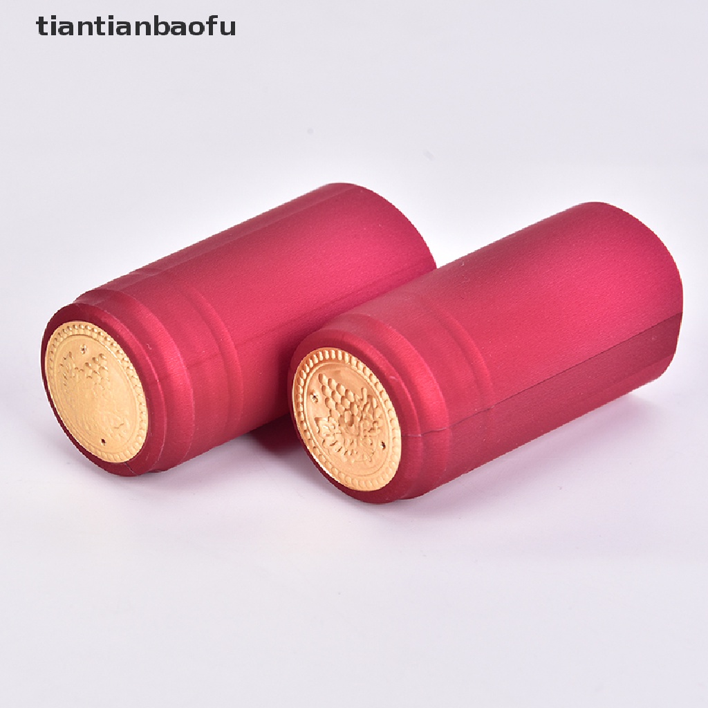 10 Pcs Tutup Botol Wine Bahan PVC Heat Shrink