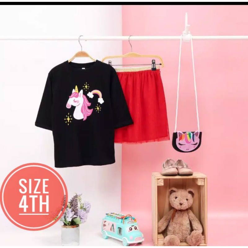 FLOWKIDS ROK TUTU SET FLOWKIDS BAJUKUDAPONY SET FLOWKIDS UNICORN