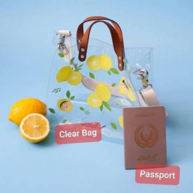 Ittaherl bali bound ( clear bag + pouch )