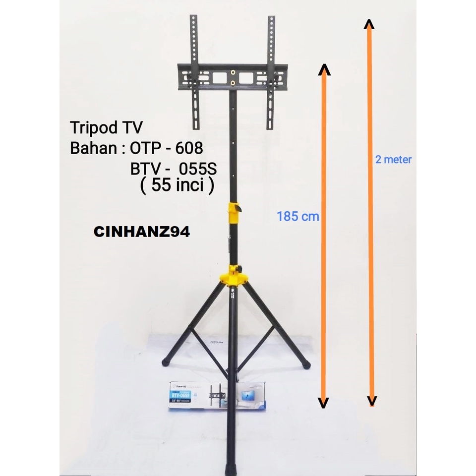 HANZ ELEKTRONIK T006 BRACKET TV STAND TIANG TRIPOD BRACKET TV STAND 55 INCHI