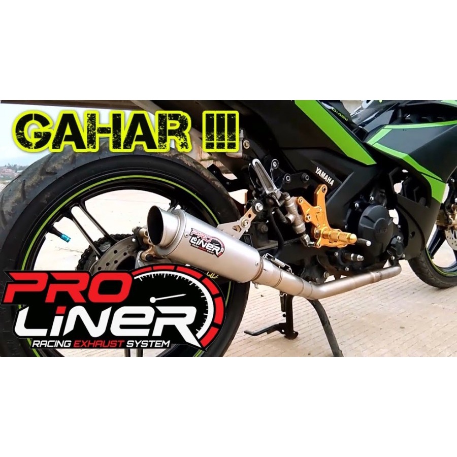 knalpot proliner tr1 yamaha mx king 150 original