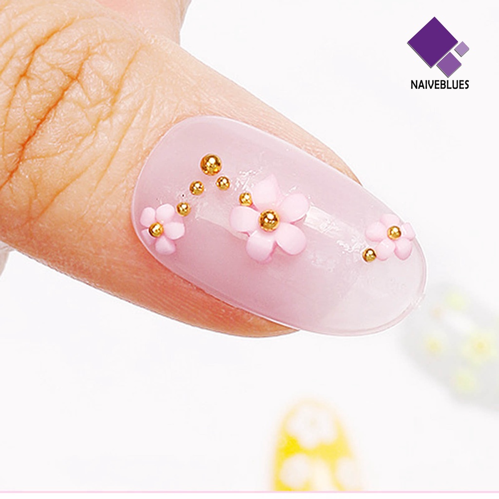 Ornamen Bunga 3D Bahan Resin Untuk Dekorasi Nail Art
