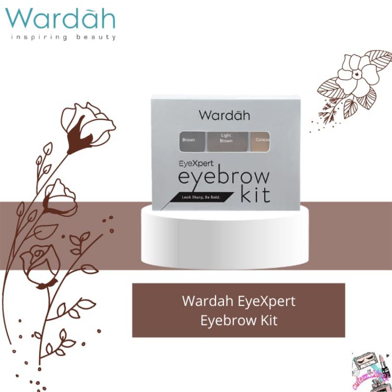 ☃Cutezz_Ching1☃Wardah Eyexpert Eyebrow Kit 4g - Eyebrow