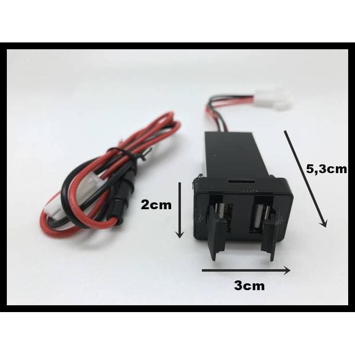 CHARGER TANAM OEM MOBIL DUAL USB 2 USB FAST CHARGING I AES-0300