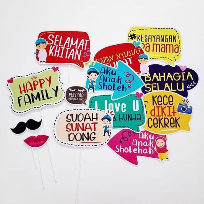 Photo Props / Khitan Sunat Gambar Funprops Photobooth - Ready