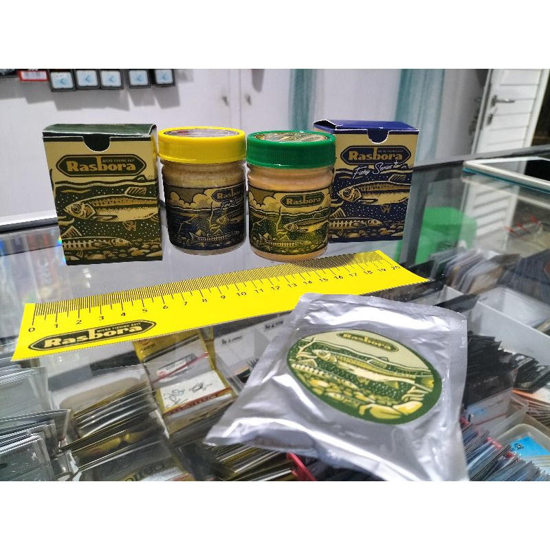 Umpan Pelet Rasbora Wangi dan Fishy Kemasan 90 gram