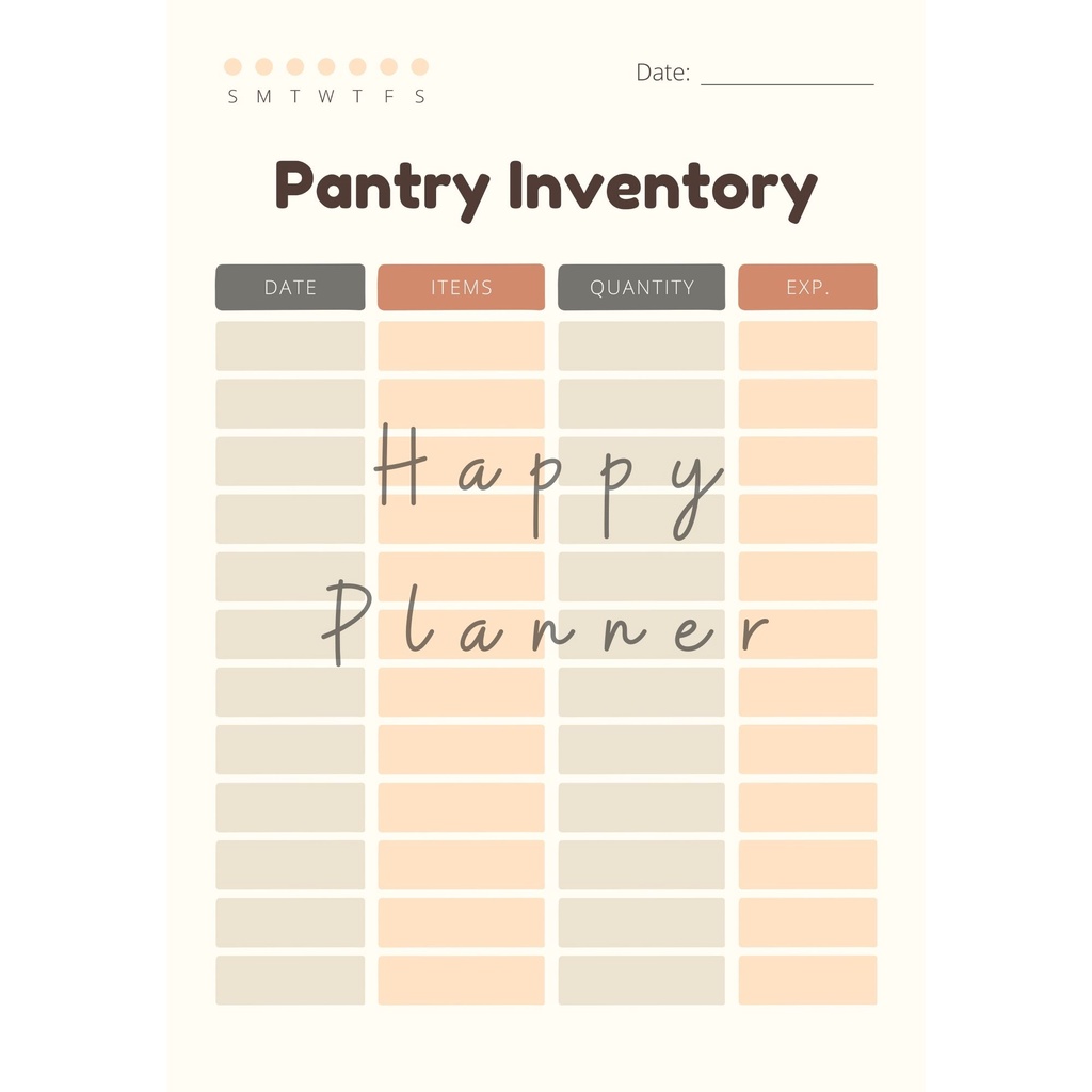 

03 _ Refill Isi Binder - Food Journal | Recipe Card | Food Diary | Pantry Inventory | Notes