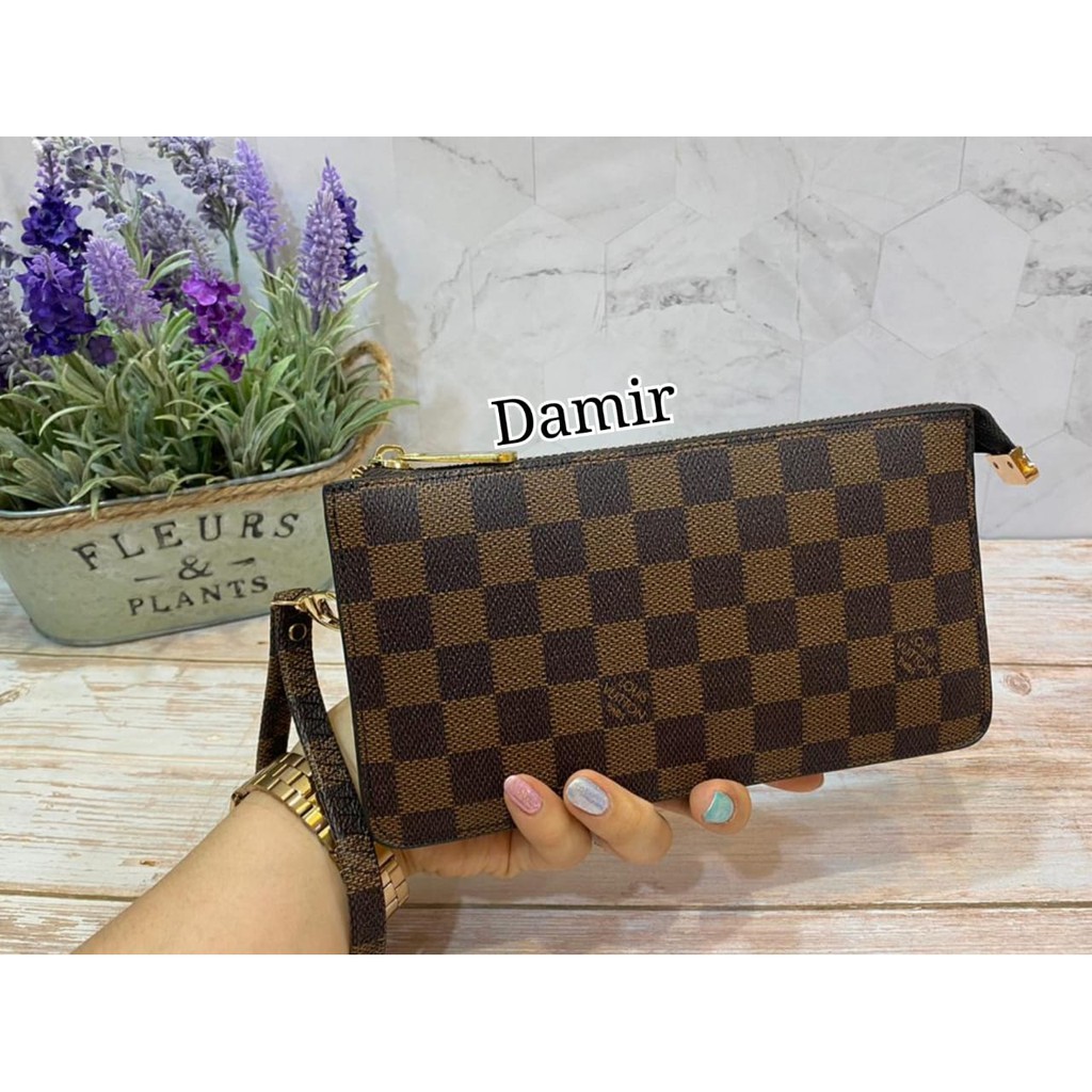 Pouch Dompet 3 Ruang 6866 Tas Tangan Impor Quality Cluct Import