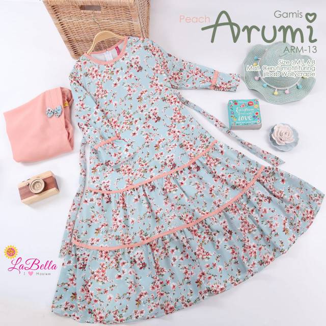 SALE DISKON LABELLA GAMIS ANAK PEREMPUAN USIA 3-8 Tahun