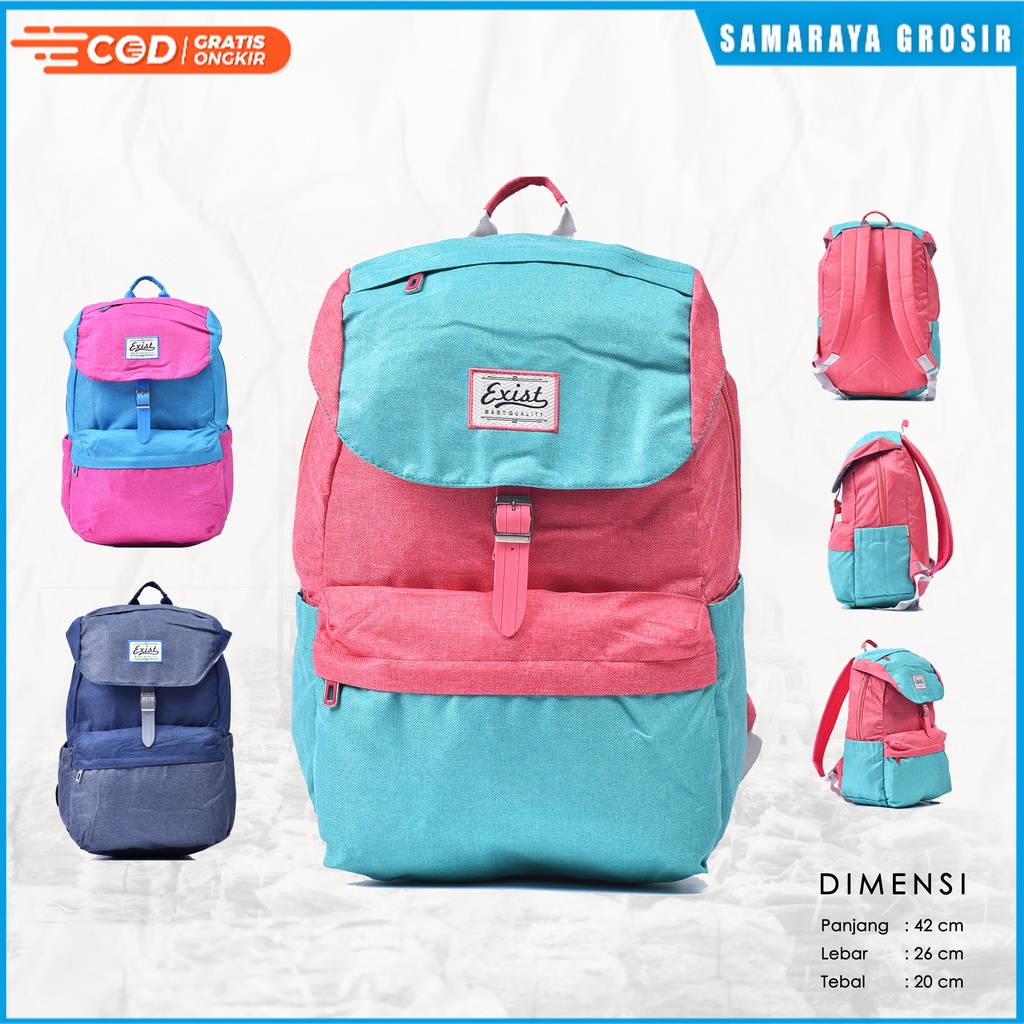 Tas Ransel wanita Terbaru - Tas Kerja / Laptop cewek- Tas Fashion Casual - Backpack - Tas Punggung -
