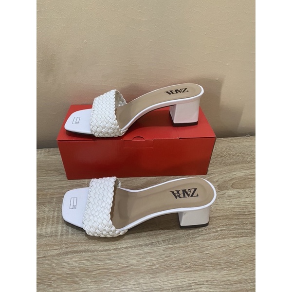 promo ramadan Sandal wanita heels kepang 5 cm