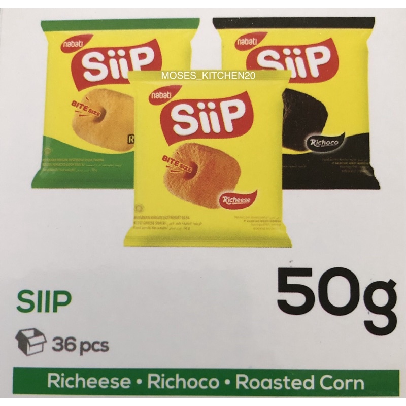 

NABATI SIIP KEJU 50 G/NABATI SIIP COKLAT 50 G/NABATI SIIP JAGUNG BAKAR 50/NABATI SIIP RICHEESE 50