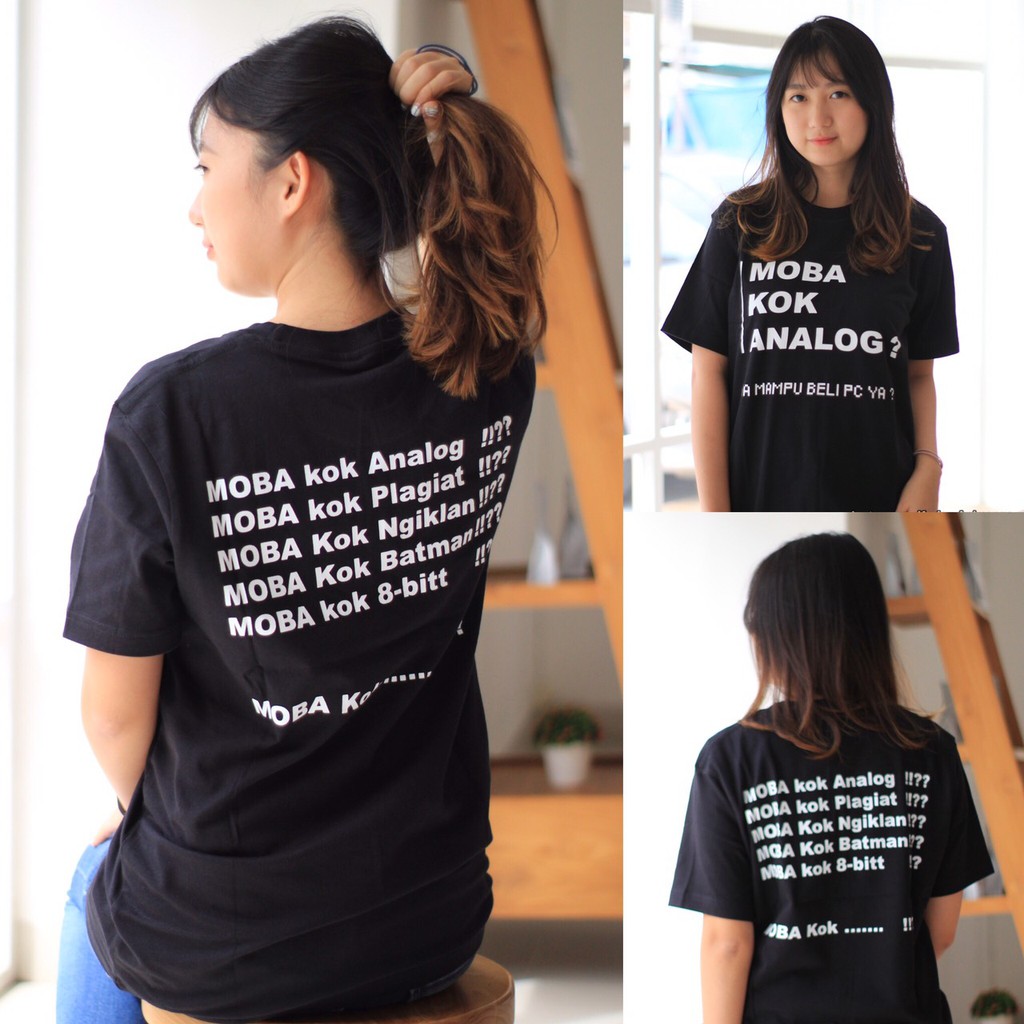 Kaos Distro Gamers Moba Kok Analog?!