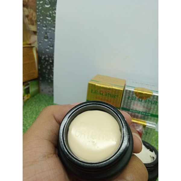 PAKET CREAM LEAUPAR ORIGINAL 100% // CREAM LEAUPAR SIANG &amp; MALAM + SABUN POLOS