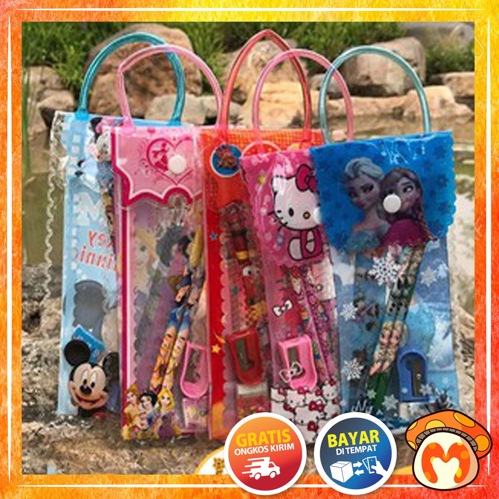

FYG OSM STATIONARY SET TAS MINI / PERLENGKAPAN SEKOLAH ANAK / SET ALAT TULIS KARAKTER