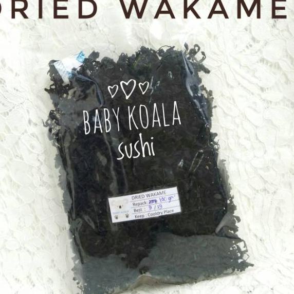 

{Murah Banget} DRY WAKAME Rumput Laut Kering 100 g │ Dried Cut Wakame Import for Miso Sup Ramen Udon