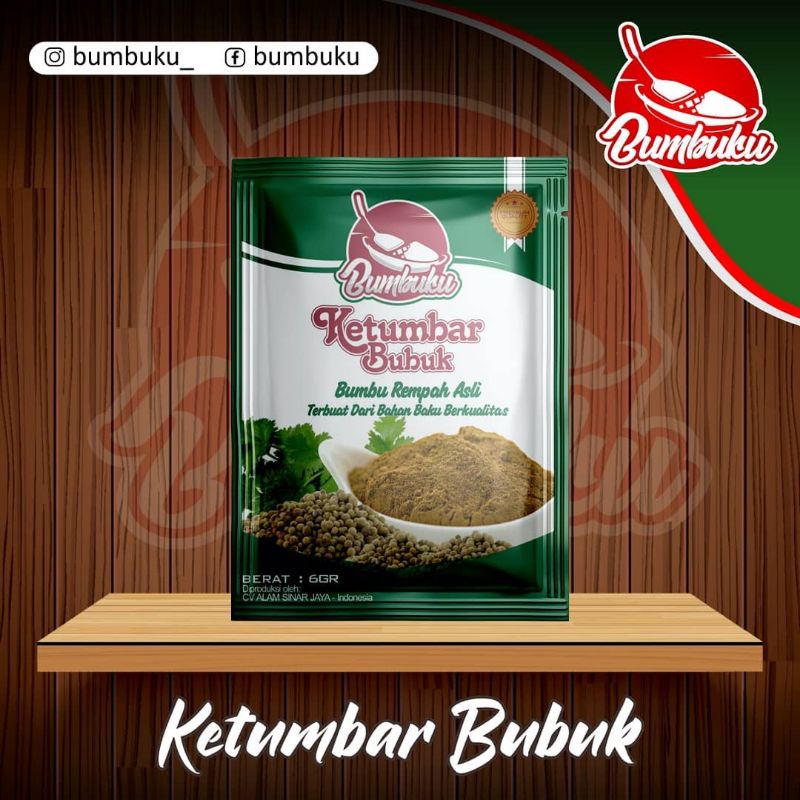 Bumbuku Ketumbar Bubuk Sachet / Bumbuku  Coriander Powder Sachet