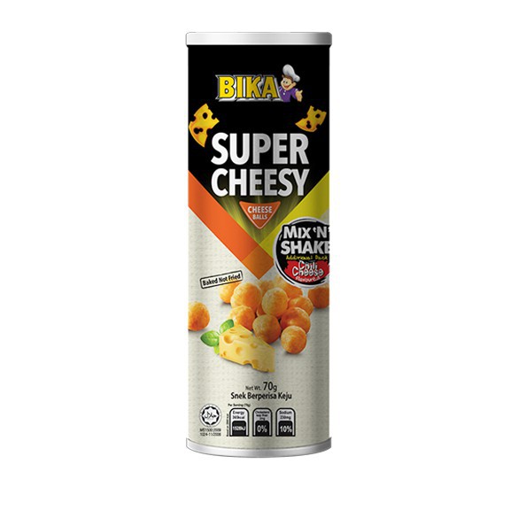 

BIKA MIX SUPER CHEESY CHEESE BALLS 70GR