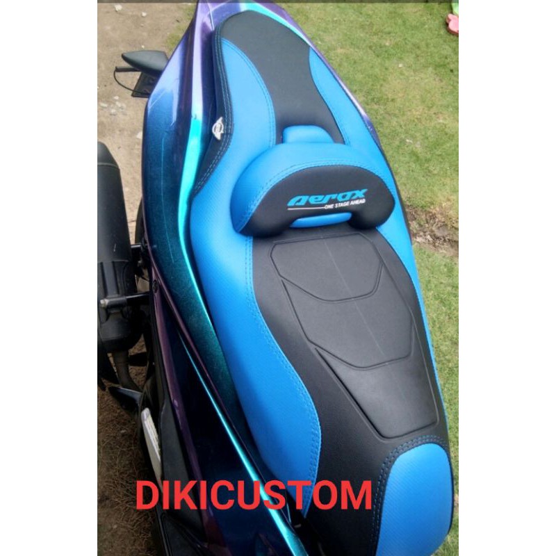 kulit jok custom Yamaha aerox 155 MBtech original / cover jok aerox