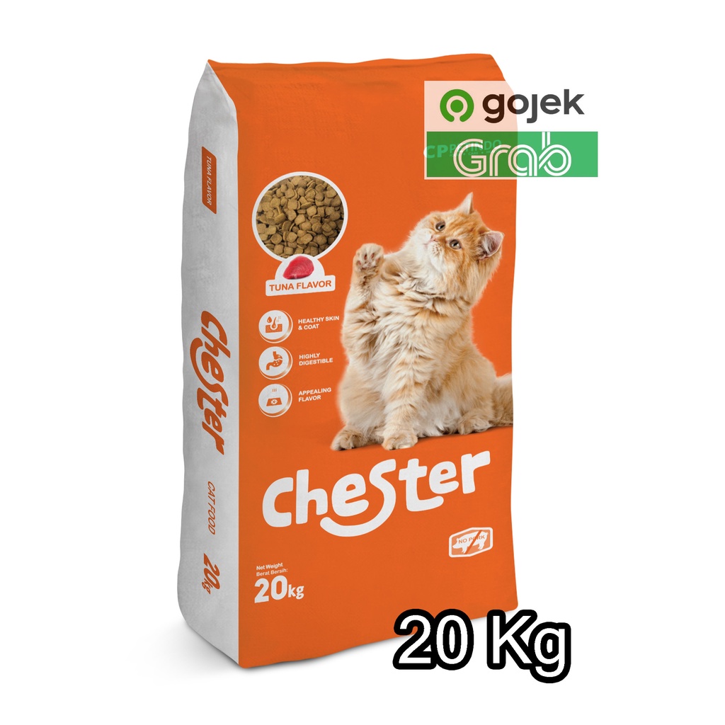 GOJEK - Chester Tuna 20 Kg Makanan Kucing 1 Karung Sak CP Petindo