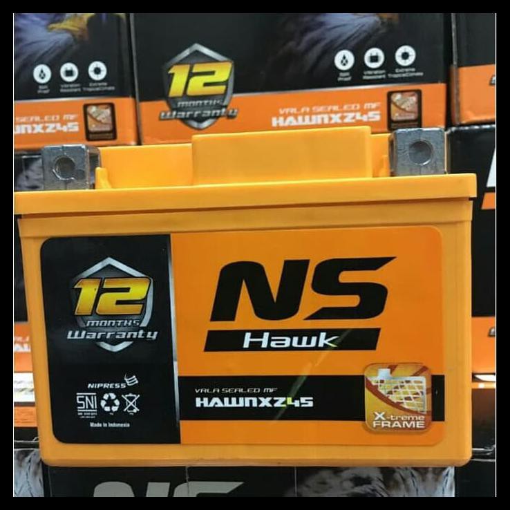 Aki NS Hawk garansi 1 tahun karisma, xeon, beat, supra 125, blade, dll